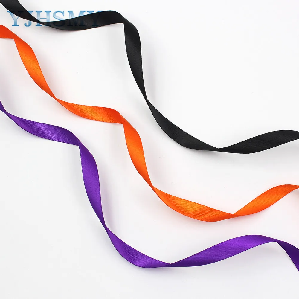 3/8'' 5yards Halloween printing Grosgrain Ribbons DIY Handmade Child Bow Wedding Decoration Gift Wrap Material |