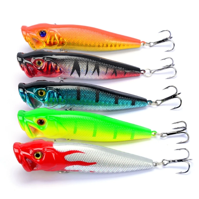 

12g 9.5cm Artificial Floating Hard Bait Fishing Wobbler Tackle Hook Fishing Lure