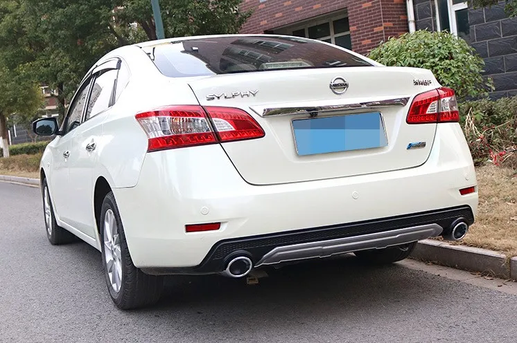 Для Sentra Body kit спойлер 2012 2015 для Nissan ABS задний передний бампер диффузор защитные