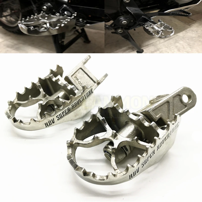 Для HONDA XR250 XR400 XR600 XR650 XL600 XL400 XRV750 аксессуары для мотоциклов Передние Подножки