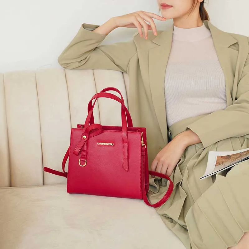 LAORENTOU женская сумка из спилка через плечо элегантная Очаровательная сумка-тоут |