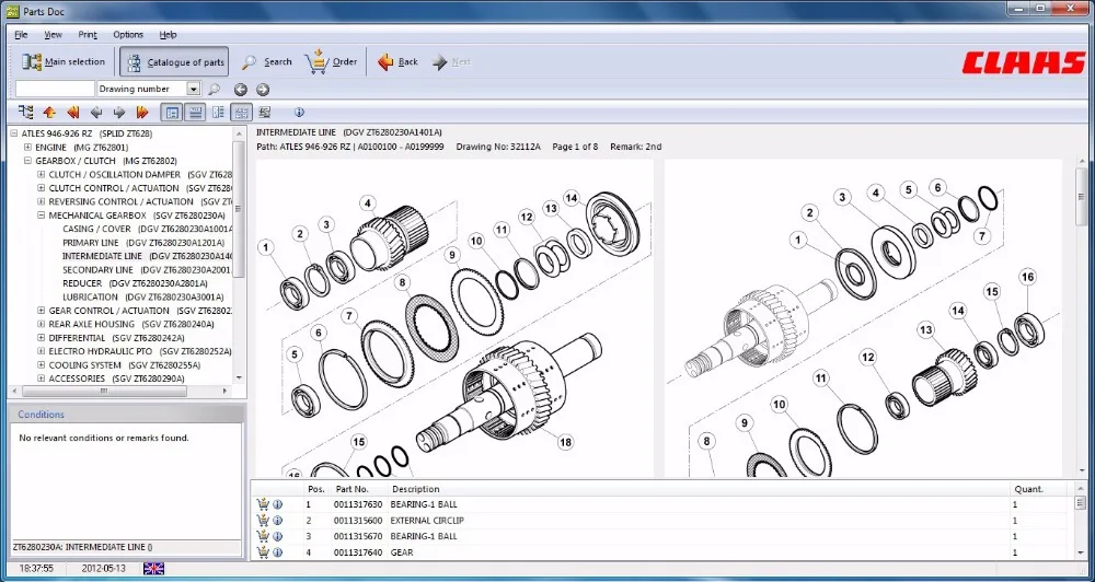 Для сельскохозяйственных принадлежностей Claas Parts Doc 2 2020|claas parts|docclaas |