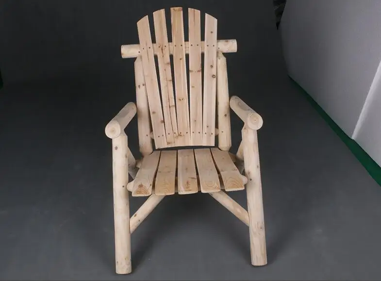 Современная твердая Натуральная отделка уличная мебель деревянное патио сад