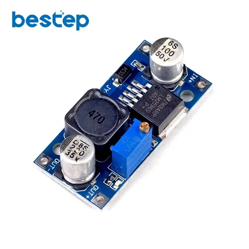 Высококачественный Регулируемый блок питания LM2596 3 А вход В 40 в выход 1 25 35