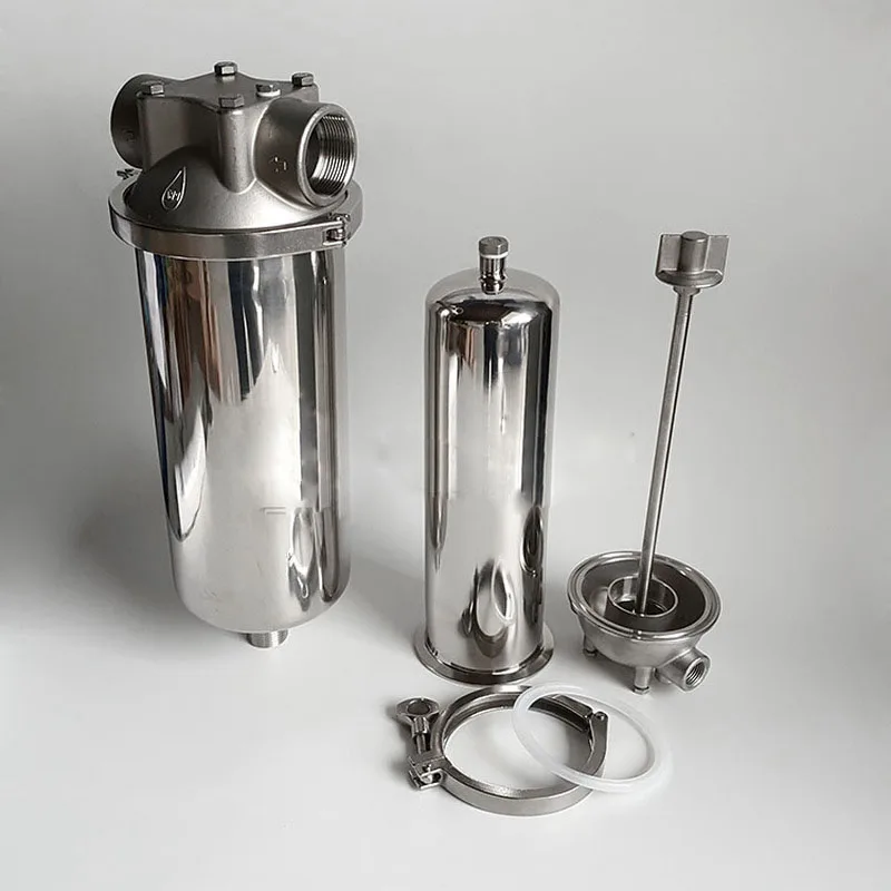 10&quot Industrial Stainless Steel SS304 Prefilter Large Flow Pipe Filter Casting Head Single Core Female Thread DN15/DN40 | Обустройство