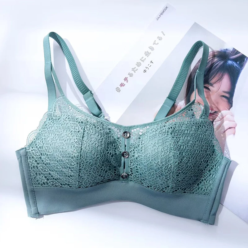 Новинка Женский костюм с кружевным бюстгальтером без косточек ультратонкое