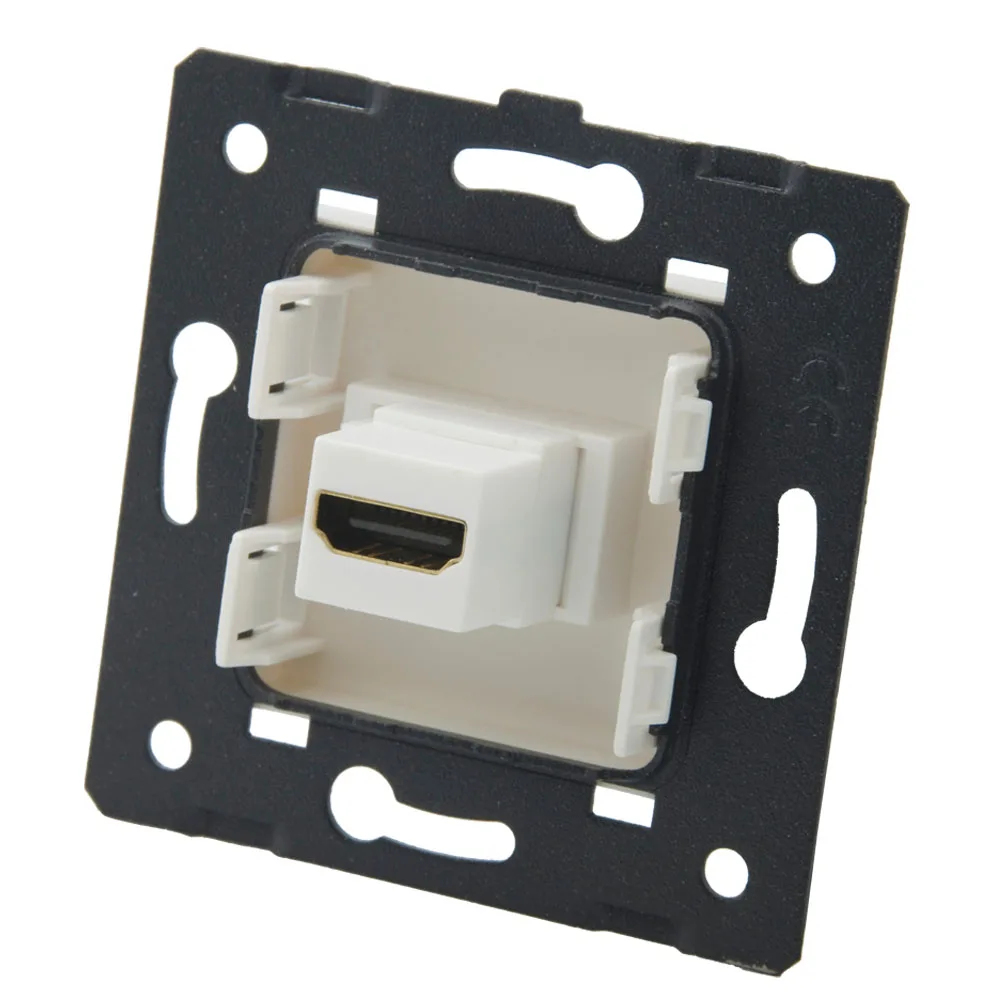 Европейский 45 стиль 1 порт HDMI мама к женской настенной пластине Поддержка порта 4K