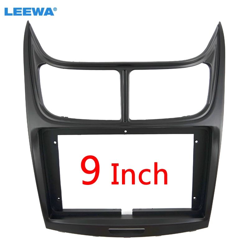 LEEWA автомобильный аудио радио 2DIN 9 &quotбольшой экран фасции Рамка адаптер для Chevrolet