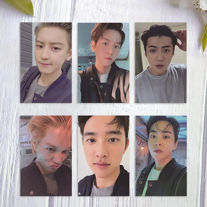 6/7 шт. Kpop EXO новый альбом не сражайтесь с ощущением ломо-карты Самодельные