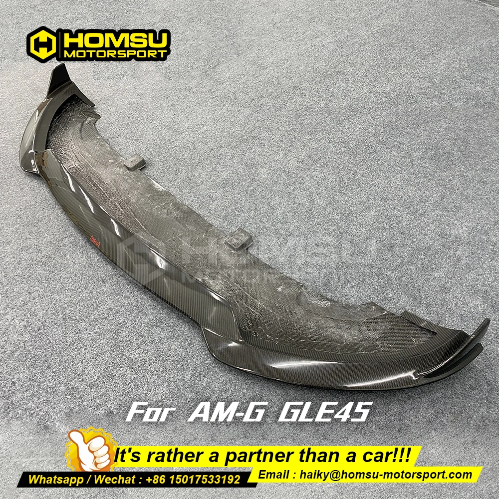 Комплект губ переднего бампера из углеродного волокна для кузова автомобиля