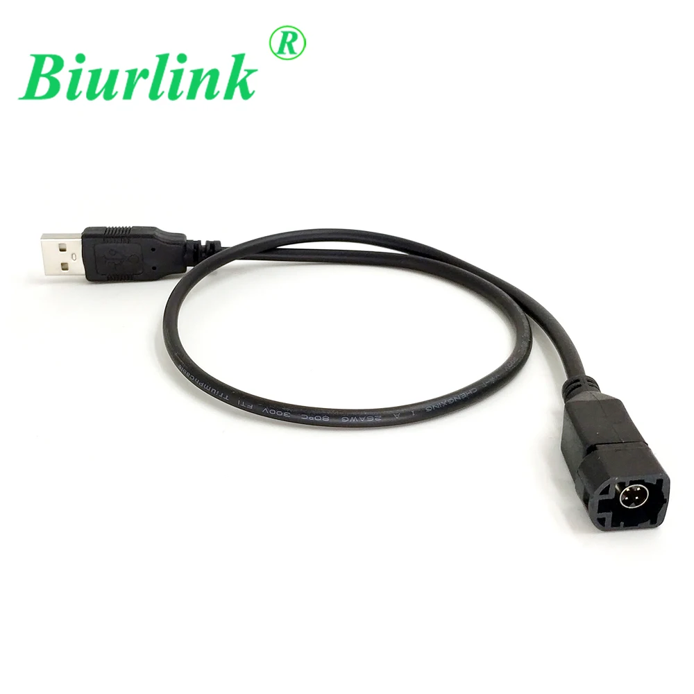 4-контактный автомобильный сменщик CD-порта USB аудио входной кабель адаптера для