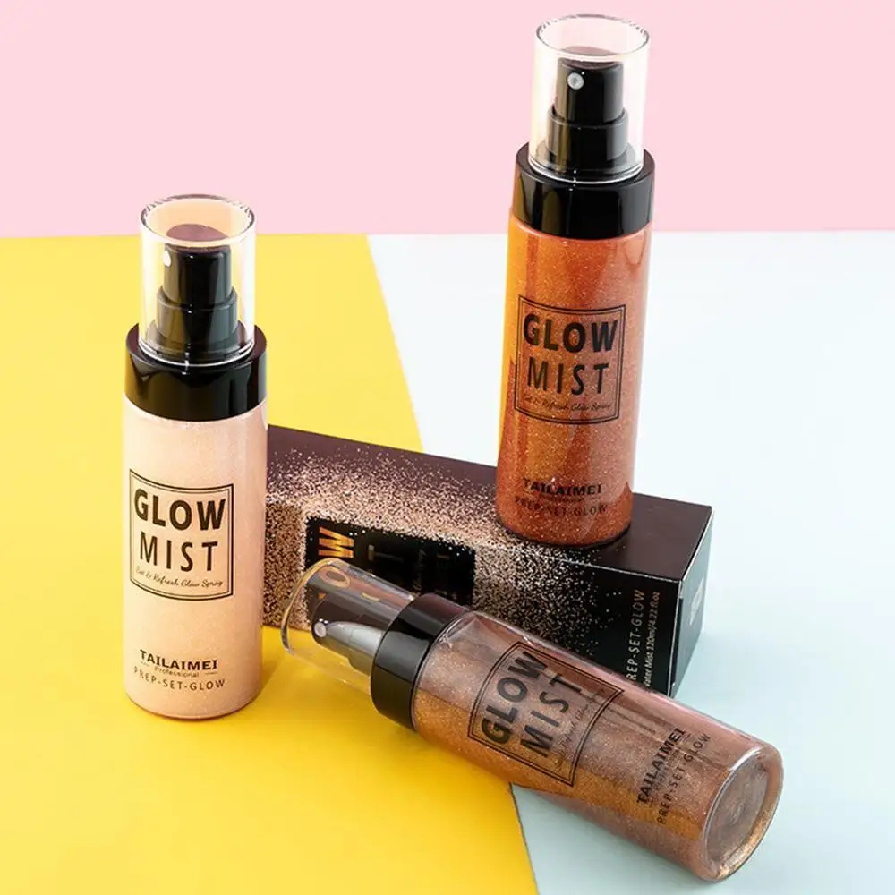 Мерцающий Осветляющий спрей для тела жидкий хайлайтер хайлайтеры