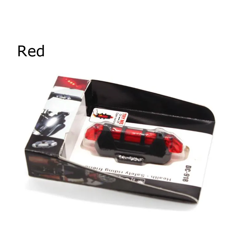 

LED Bike Taillight USB Rechargeable Bicycle Light Tail Warning Light Rear Safety Luminous Bright Flashlight Night Running Lamp