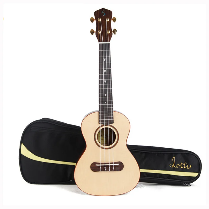 

23 inches rosewood veneer Hawaiian style four-string ukulele