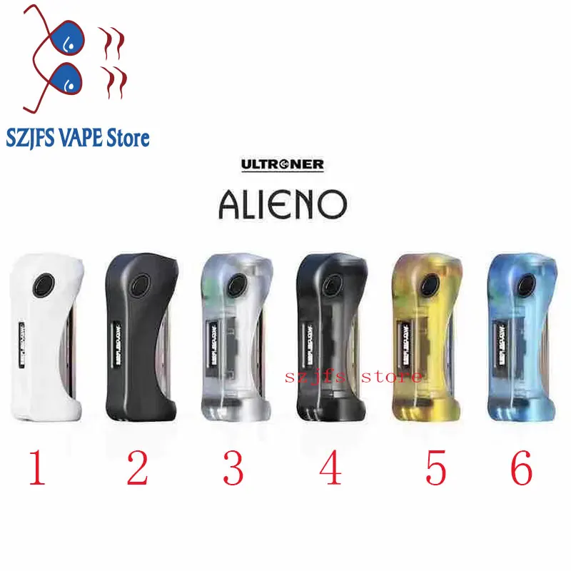 100% Оригинальный ULTRONER Alieno 70 Вт TC Box mod стабильный SXK SEVO чип 18650 Аккумулятор для 510 RDA RTA