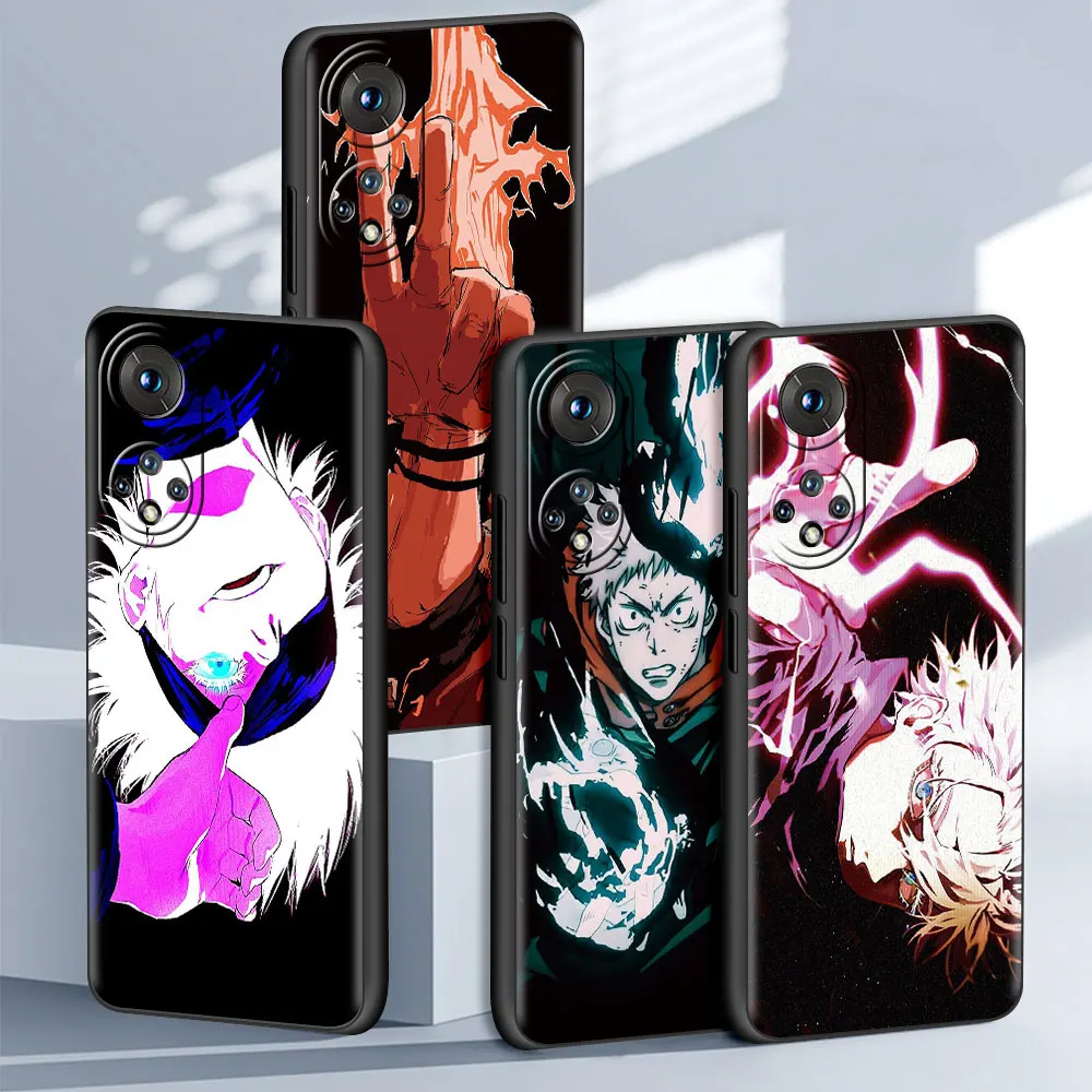 

Anime Jujutsu Kaisen Case For Honor 8X 9X 30i Play 9A 20 50 9S 8S 2020 20 30 Pro 10 Lite 9C 9A 9X 20e 20s Soft TPU Phone Cover