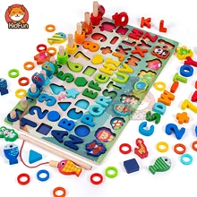 Montessori Toys Educational Wooden Toys for Kids Babies Montessori Toys Board Math Fishing Game Montessori Toys for 1 2 3 Years