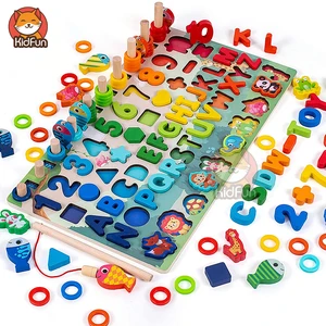 Montessori Toys Educational Wooden Toys for Kids Babies Montessori Toys
Board Math Fishing Game Montessori Toys for 1 2 3 Years