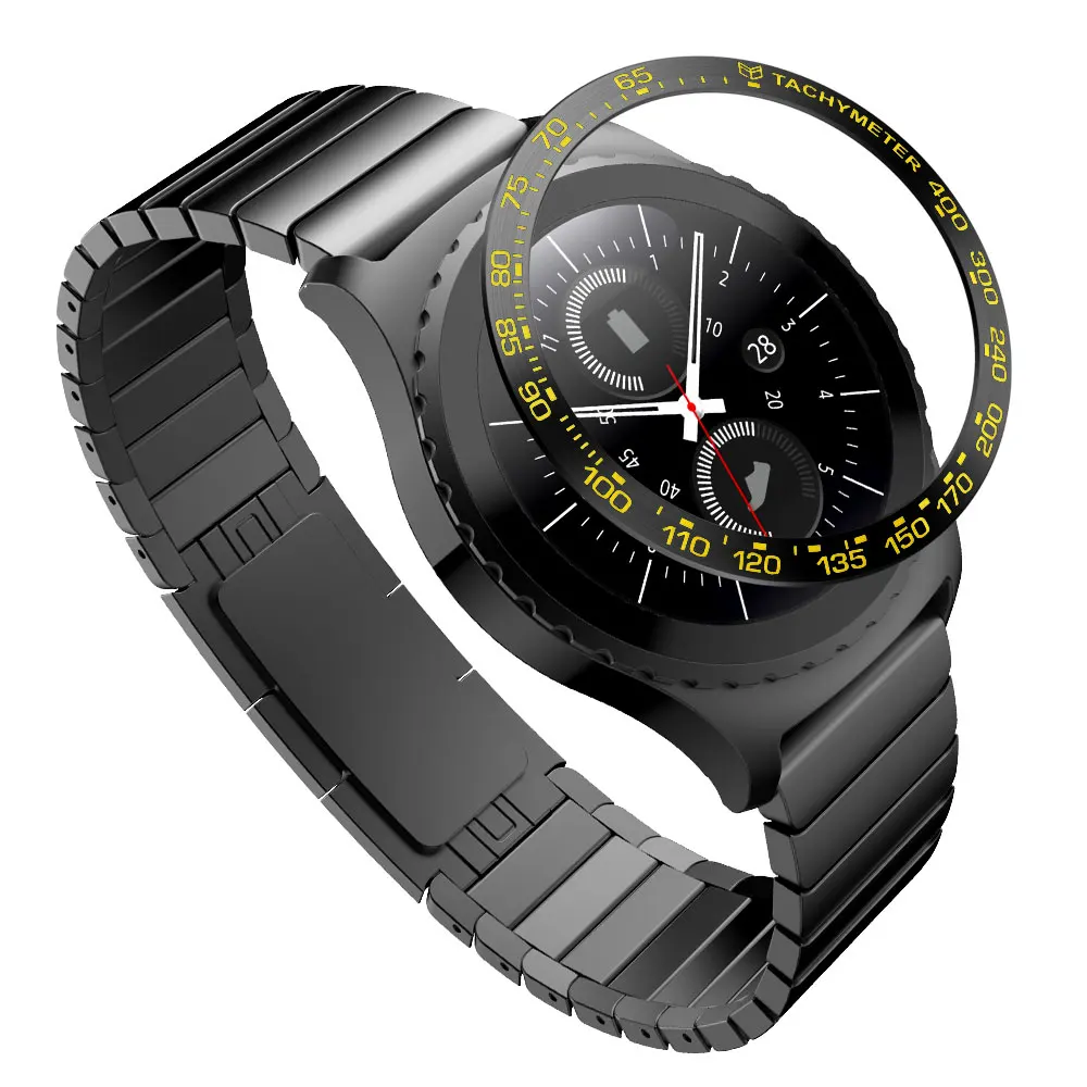 B3 Gear s3 Frontier ремешок для samsung galaxy watch 46 мм ремешок ободок для galaxy watch 46 мм Шестерня S3 металлический ободок кольцо клейкая крышка - Цвет: B3