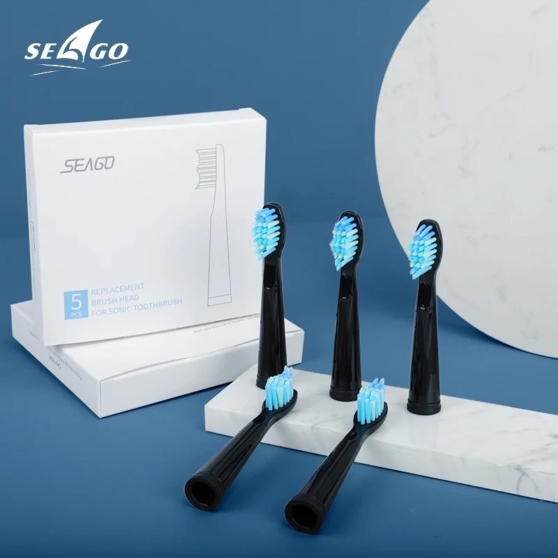 Сменные насадки SEAGO SG899 для электрических зубных щеток sg507/910/515/551/503 в одной