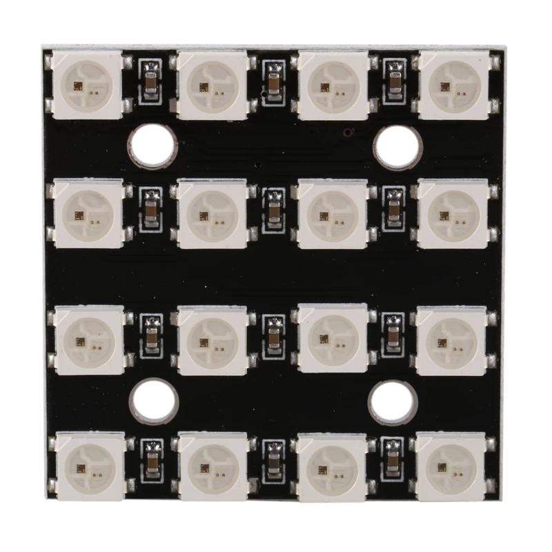WS2812B 4x4 16 бит полный Цвет 5050 RGB светодиодный светильник Панель для