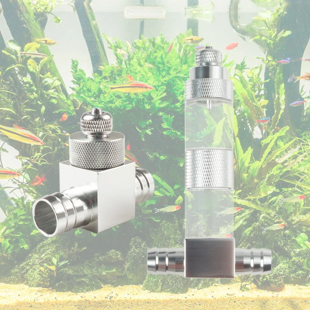 

External CO2 Diffuser For Aquarium With Bubble Counter Ceramic Disc Replaceable For Planted Tank Aquarium Accessories Supplies