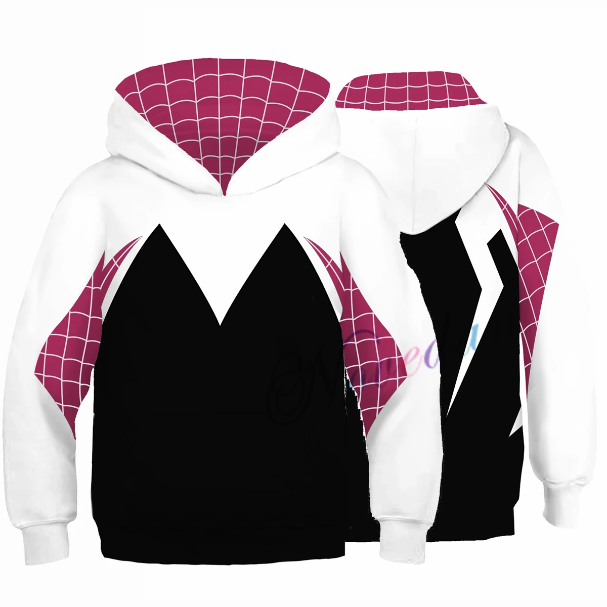 Halloween Christmas Cosplay 3D Man Costume Superhero Hoodie Boys Sweatshirt Girls Kids | Costumes