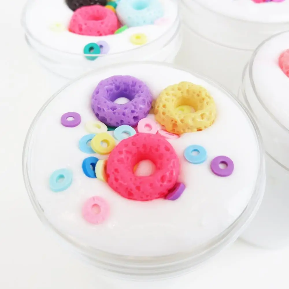 Новинка 2019 ароматизированный пушистый пончик слайм Сжимаемый смешная конфета