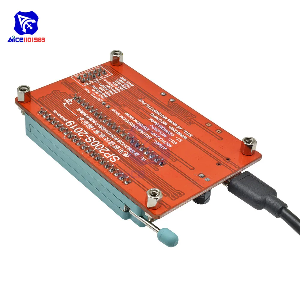 Микроконтроллер diymore 24* 93* серия EEPROM программист горелка чип памяти SP200S/w мини-usb кабель 6Pin Женский Dupont Line