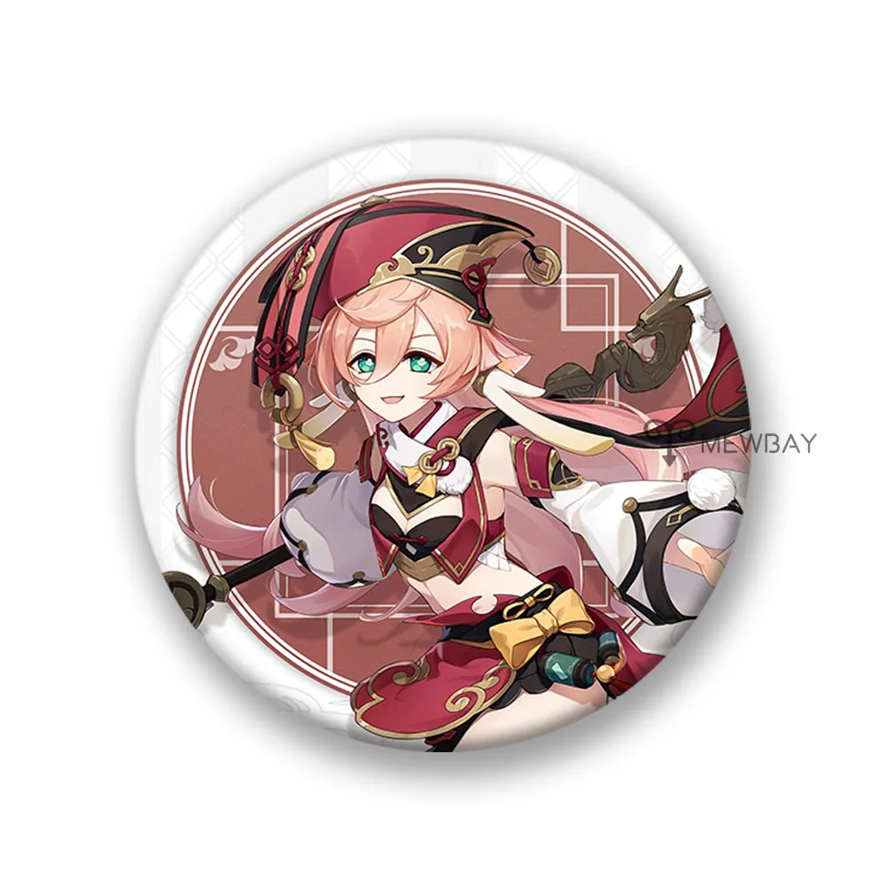 Значок Genshin Impact новый персонаж янфей брошь аниме премудрая невинность косплей