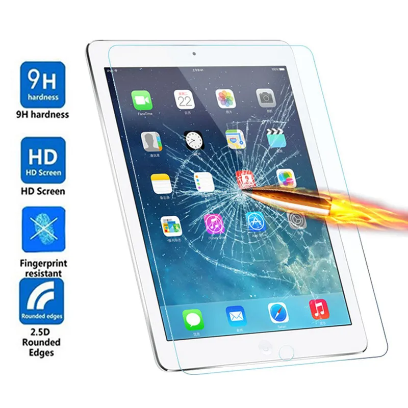tempered glass film screen protector for ipad 10 2 2019 7th 2018 2017 9 7 5th 6th generation pro 10 5 11 mini 5 4 3 2 air 1 2 free global shipping