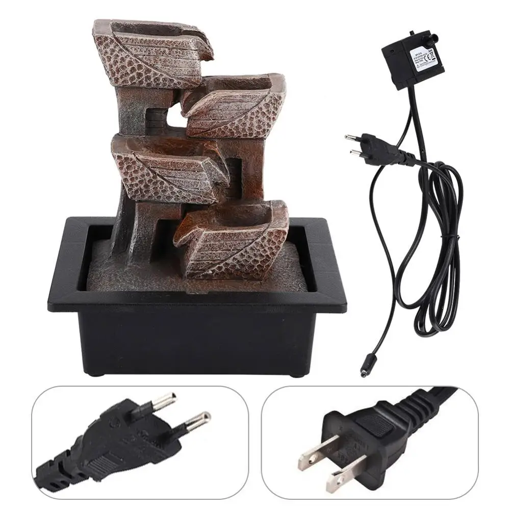 Настольный фонтан из смолы высокого качества домашнее настольное украшение для