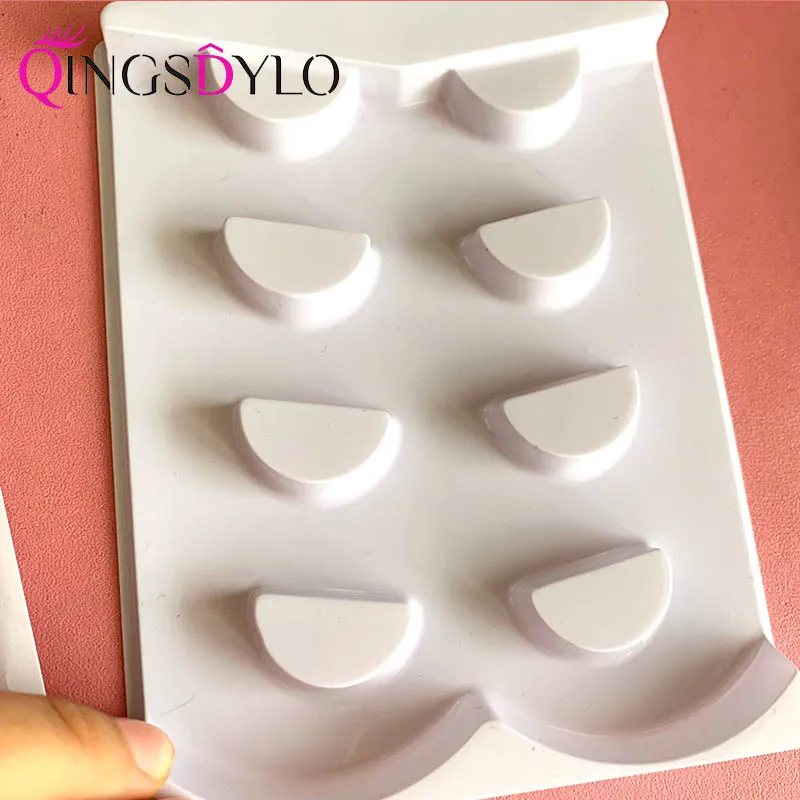 Прозрачный лоток для ресниц пластиковый прозрачный норковый держатель ресницы