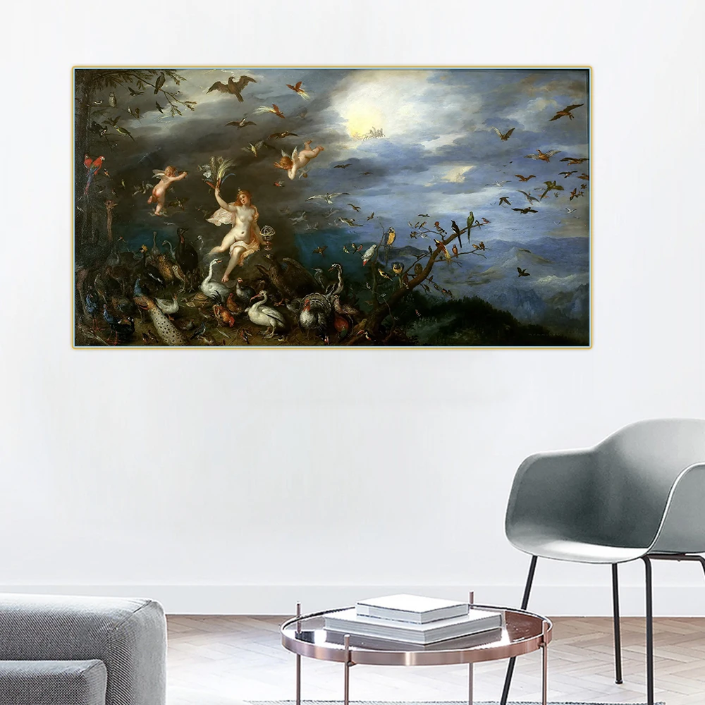 Citon Bruegel Pieter allegallegory of Air Canvas холст искусство Масляная живопись художественный
