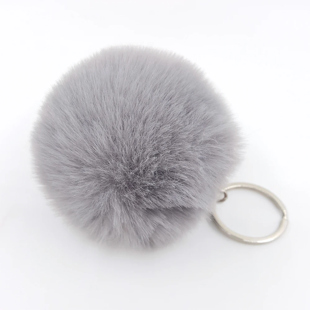

Lavida F54 Fluffy Fur Pom Pom Keychains Soft Faux Rabbit Fur Ball Car Keyring Pompom Key Chains Women Bag Pendant Jewelry Diy