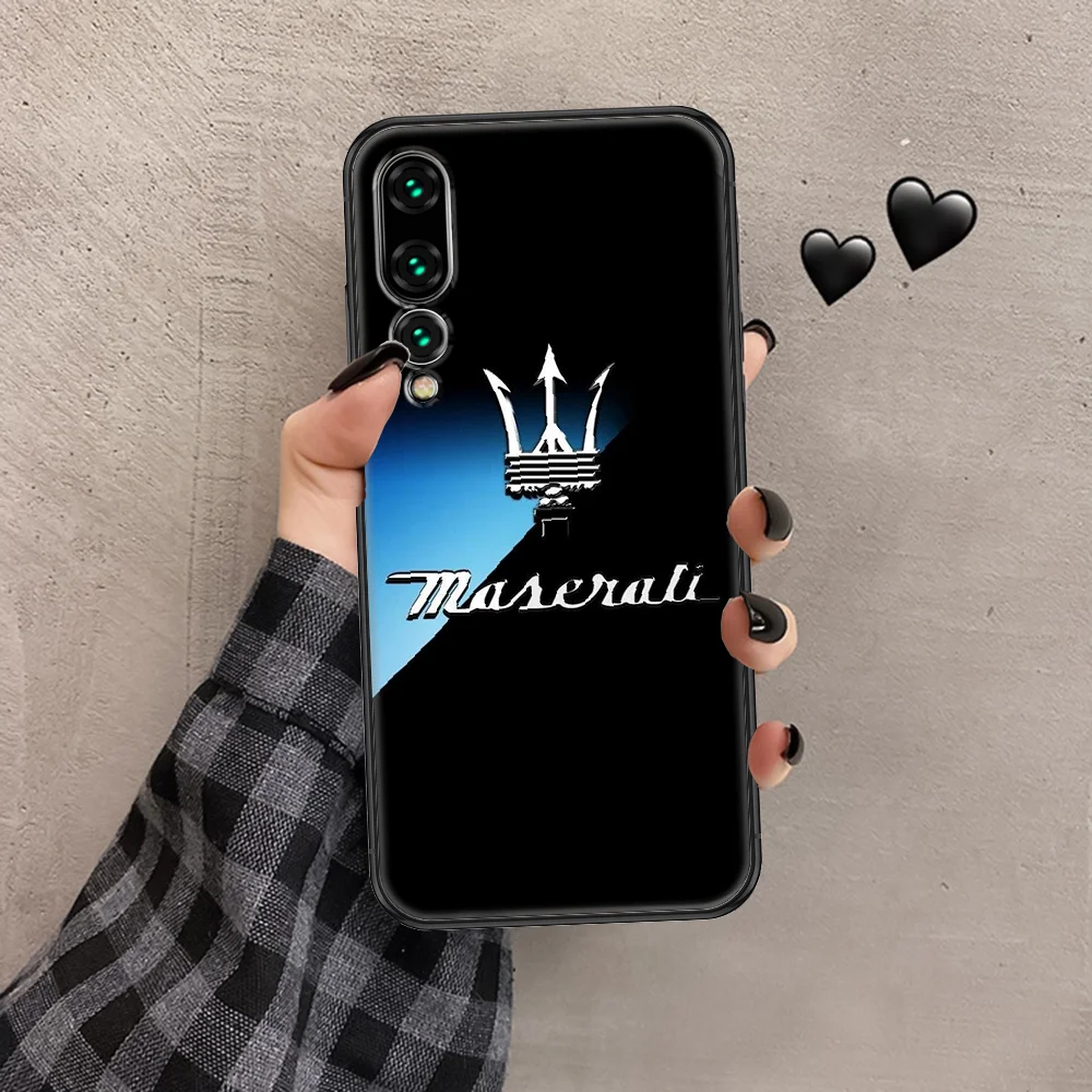 

Sports car M-Maseratis Phone case For Huawei P Mate P10 P20 P30 P40 10 20 Smart Z Pro Lite 2019 black pretty hoesjes tpu back
