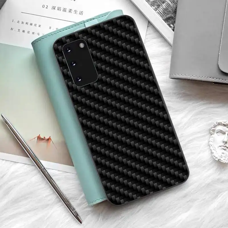 TOPLBPCS роскошный уникальный чехол для телефона из углеродного волокна Samsung S6 S10 5G S7