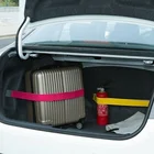 Креативное устройство для хранения в багажнике автомобиля, крючок и петля, крепкие фиксированные ремни, однотонные противоударные волшебные наклейки
