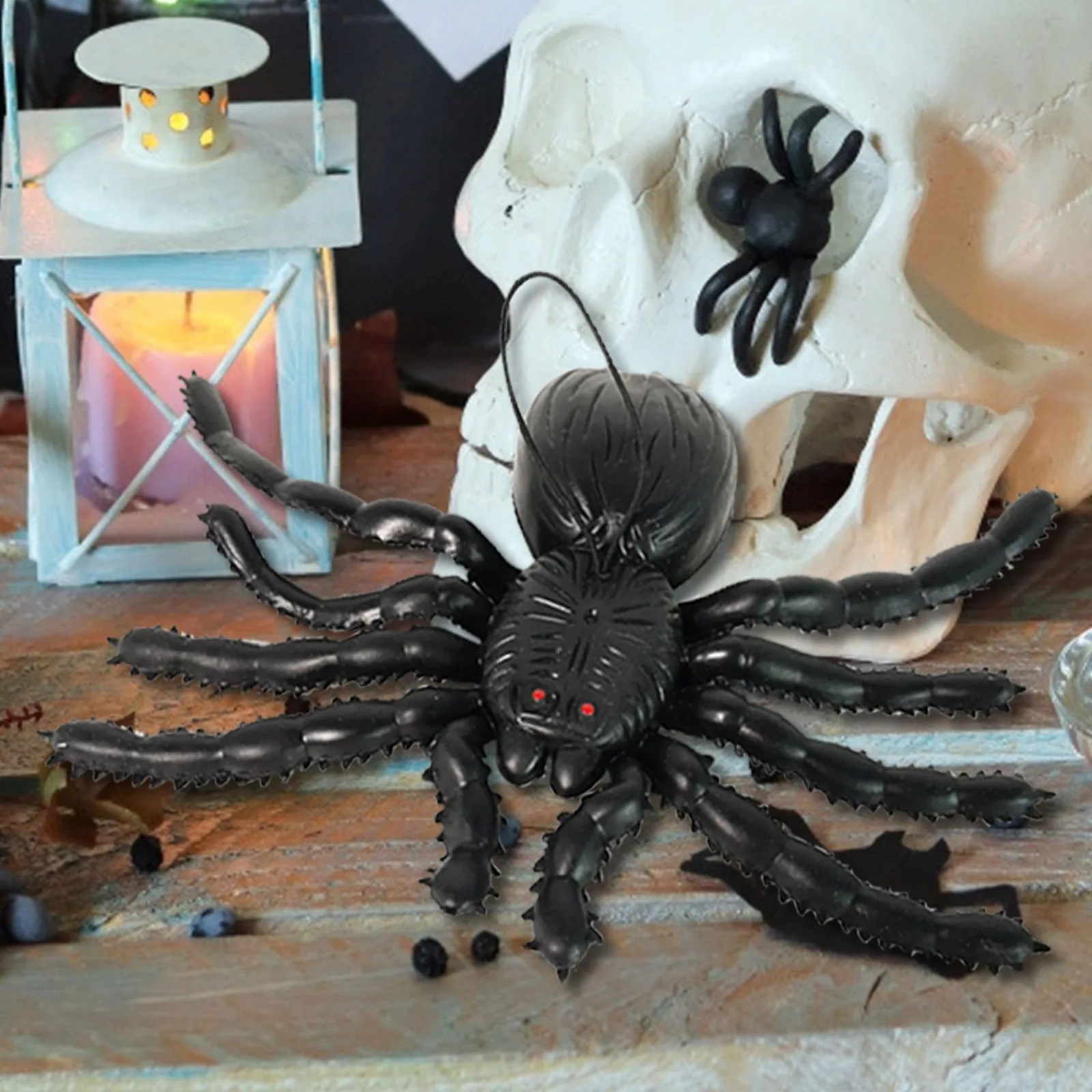 Забавные игрушки имитация паука модель образовательные фигурки насекомые
