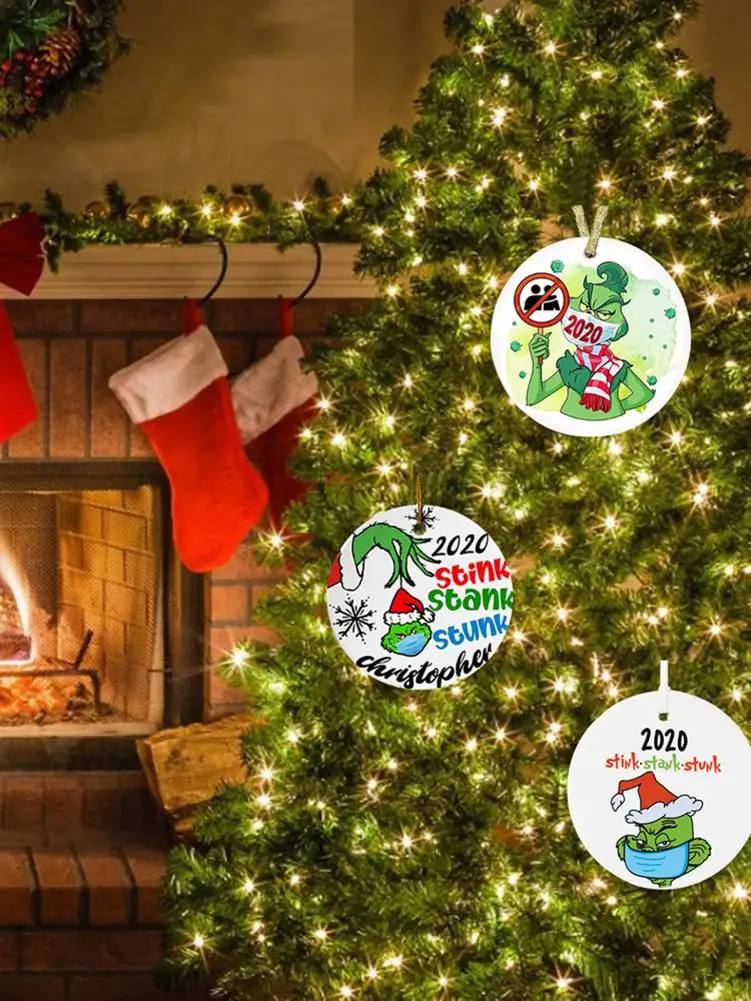 2020 карантин Рождественский орнамент Гринч без неприятного запаха воняло с