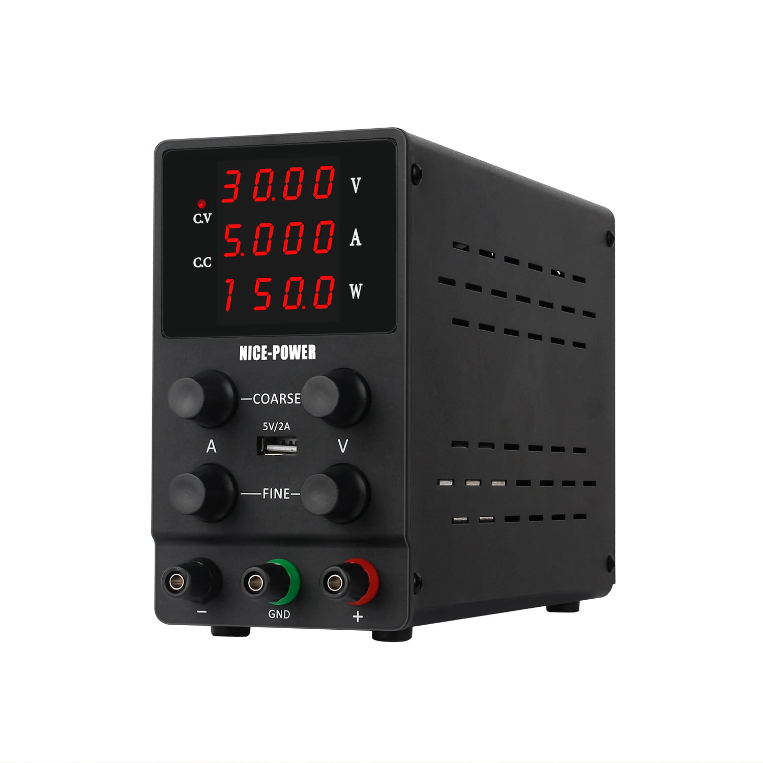 NICE-POWER-SPS305 черный 30 в 5 А 4-значный Регулируемый переключатель В постоянного тока