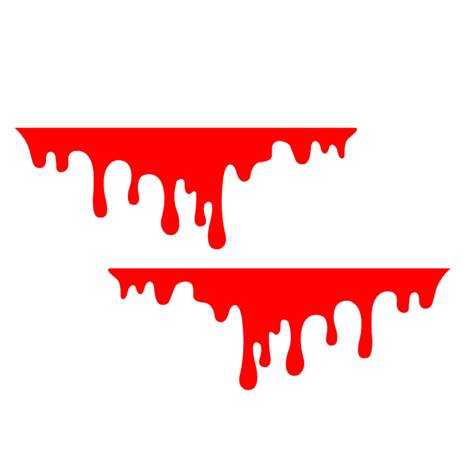 Автомобильные красные наклейки с кровью автомобильные на Хэллоуин Стильные