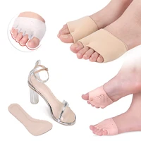 silicone forefoot pads anti rubbing shock proof shoes insoles hallux valgus bunion toe corrector orthosis foot care gel pads
