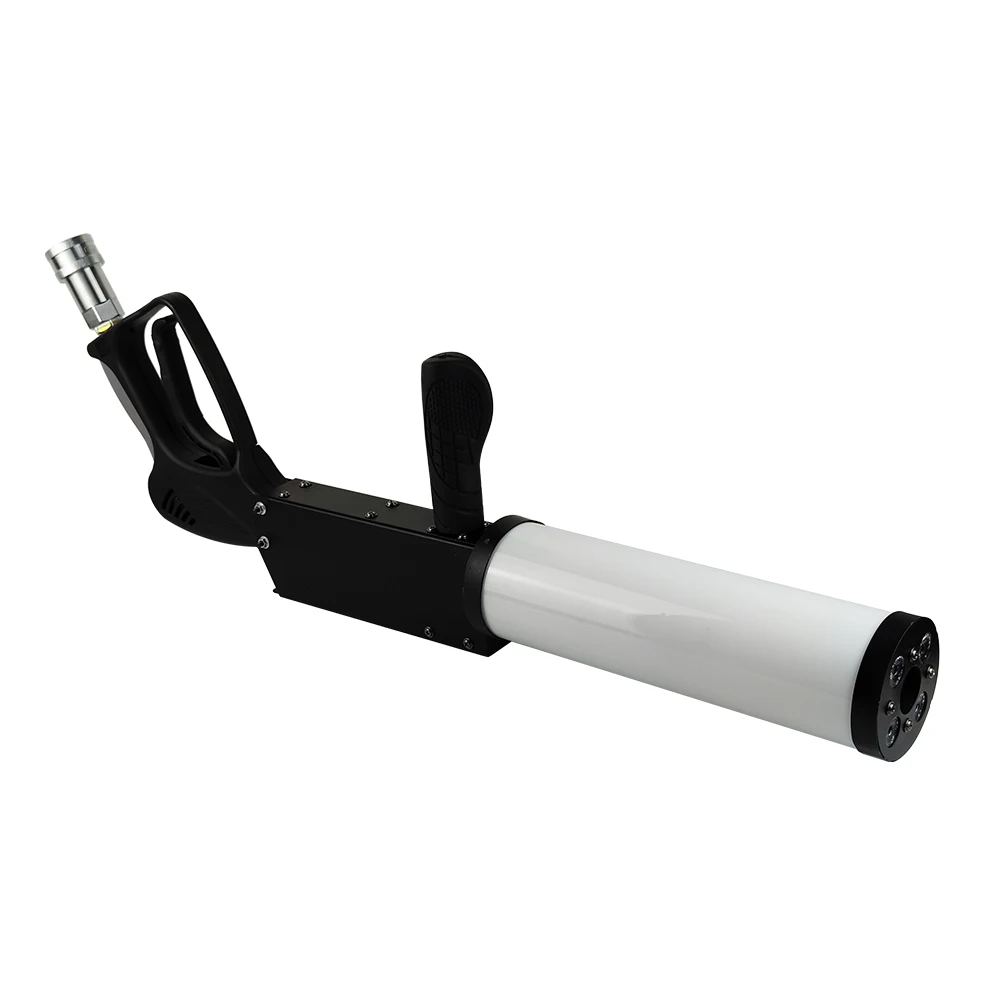 Сценический светодиодный диджейский пистолет Co2 с трубкой 3 м ручной