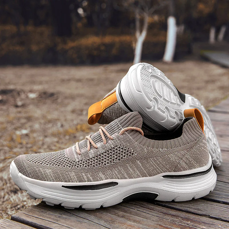 

Men Casual Sneakers Shoes Breathable Comfortable Mesh Loafers Flats Slip on Walking Tenis Breathable Sport Running Jogging Shoes