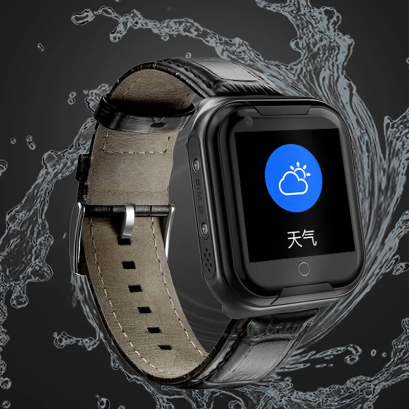 Смарт-часы 4G для пожилых людей с пульсометром и GPS-трекером часы голосовым вводом