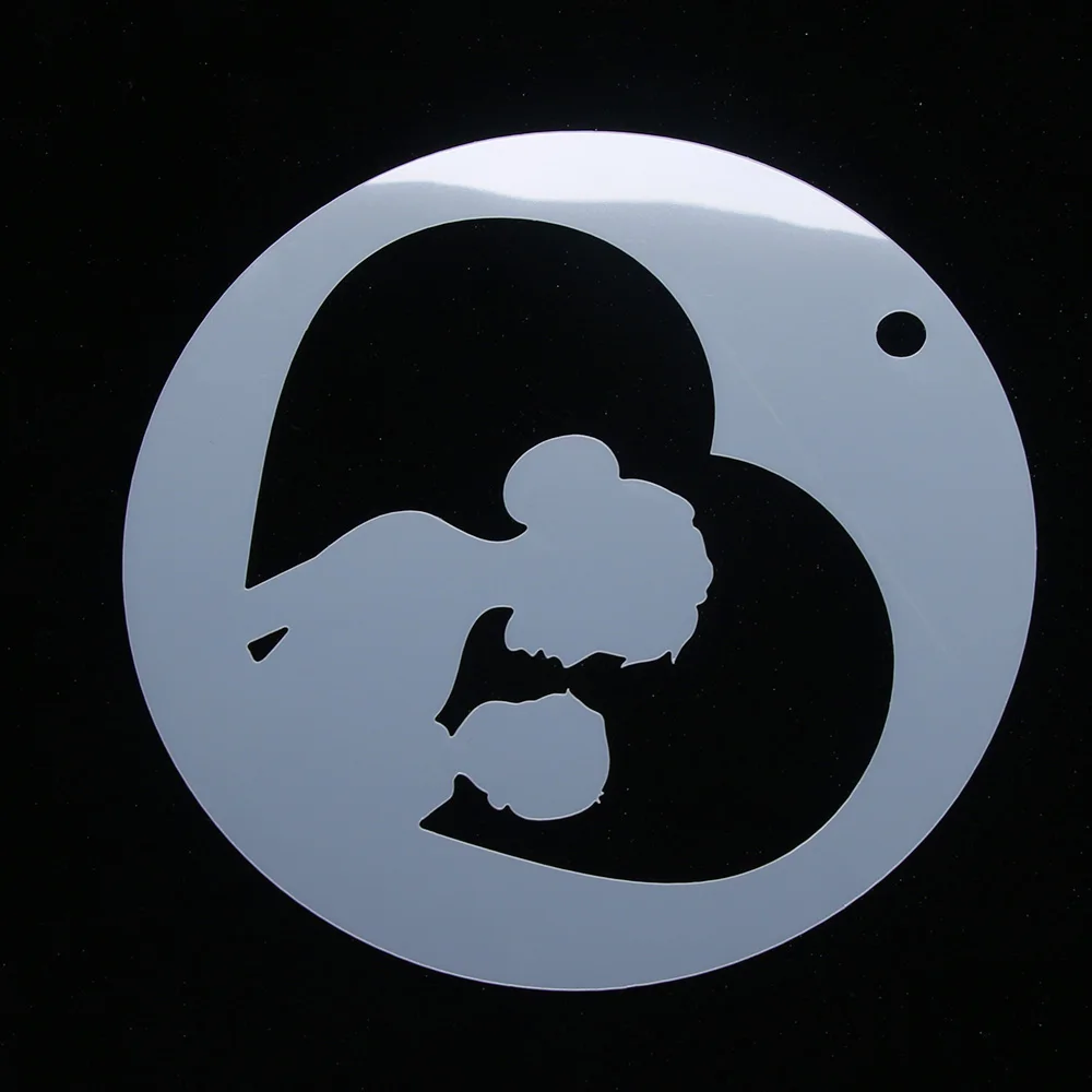 Многоразовый трафарет для рисования на День Матери и детей Аэрограф