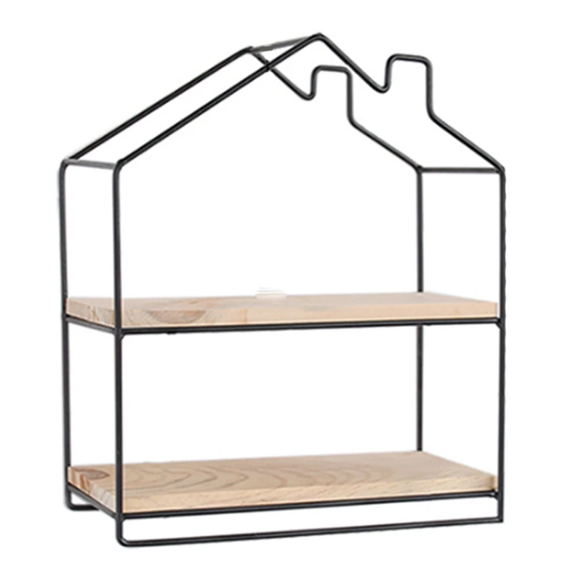 Скандинавская простая современная домашняя настенная декоративная полка для