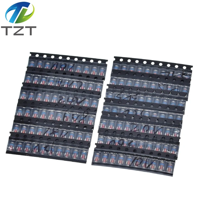 TZT LL41 SMD Zener diode KIT 1W 3V3-36V 13 kinds *10pcs= 130pcs ZM4728A ZM4732A ZM4733A ZM4737A ZM4740A ZM4742A ZM4744A ZM4745A |