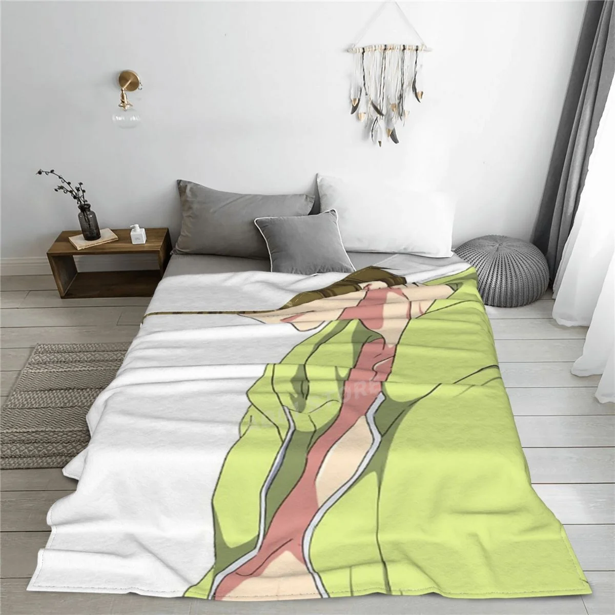 Tachibana Makoto 1 Throw Blanket Sherpa Bedding soft Blankets | Дом и сад